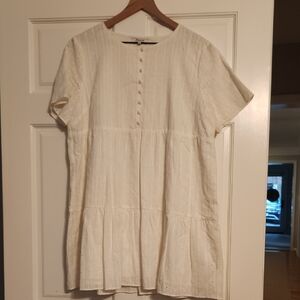 Madewell White Mini Dress